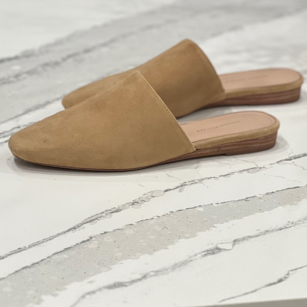Banana Republic Women's Tan Suede Mules Sz7.5